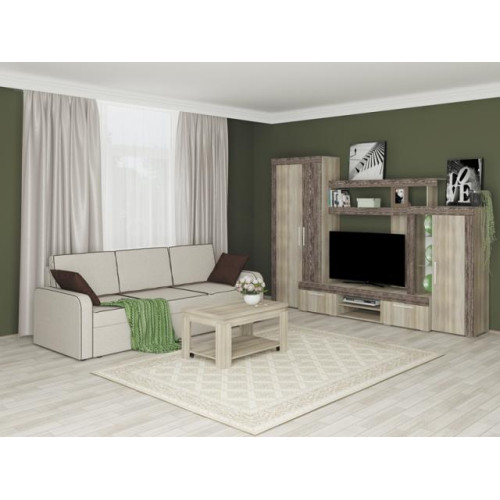 Стенка Винсент 1 шимо светлый / палисандр