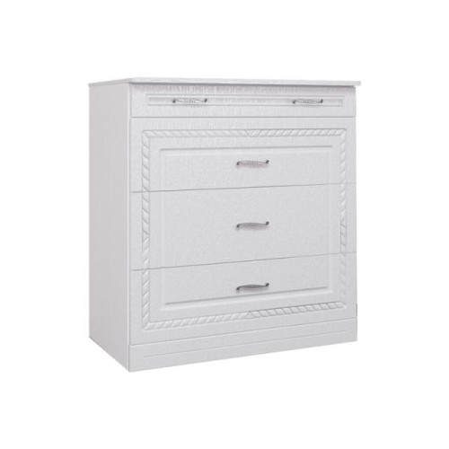 Комод Гертруда м3 белая лиственница / ясень жемчужный