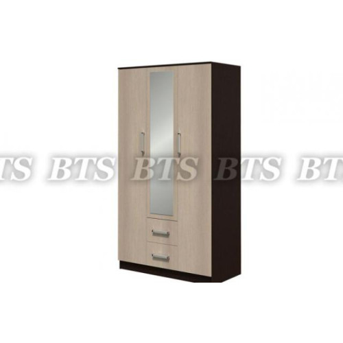 Фиеста шкаф 3-х створчатый (Венге/Лоредо)