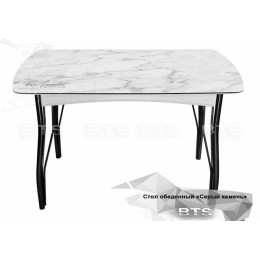 Стол обеденный "БОН АППЕТИТ СЕРЫЙ КАМЕНЬ"