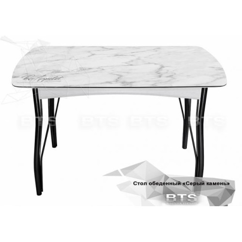 Стол обеденный БОН АППЕТИТ СЕРЫЙ КАМЕНЬ