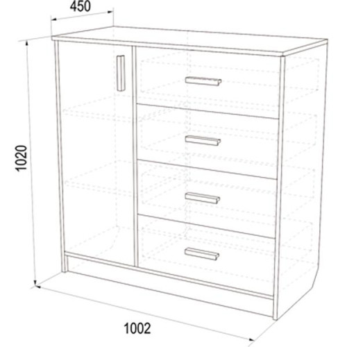 Комод «К-9» 1002 мм