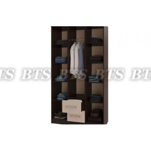 Фиеста шкаф 3-х створчатый (Венге/Лоредо)