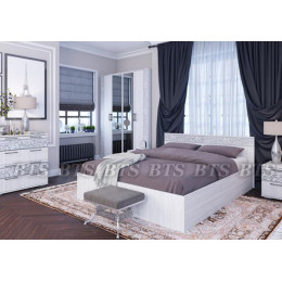 Спальня «Лагуна» Ясень белый (Комплектация 1)