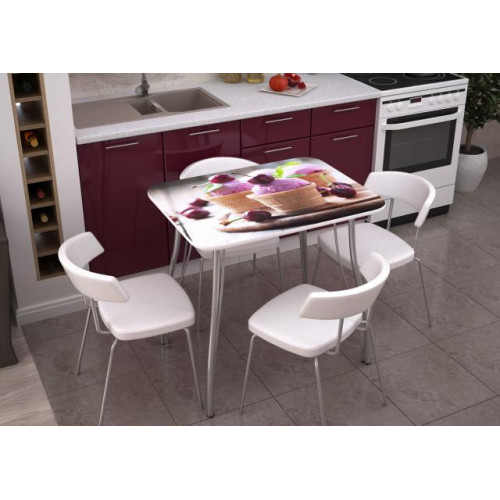 Стол с фотопечатью Дессерт