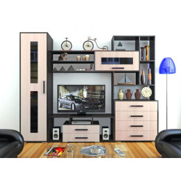 Гостиная «Оскар-6» (Венге / Дуб молочный)