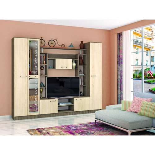 Гостиная «Оскар-11» (Ясень шимо / Дуб сонома)