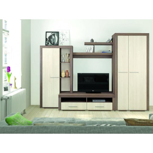 Гостиная «Марсель-2» (Ясень шимо / Сосна скандинавия)