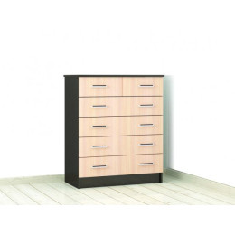 Комод «Катрин 5» (Венге / Дуб молочный)