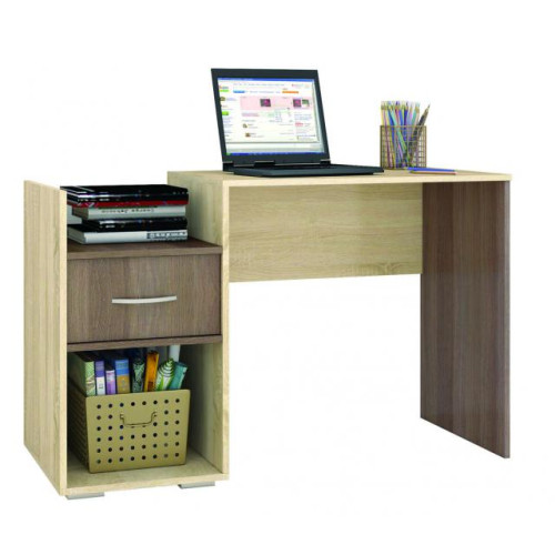 Стол компьютерный «Квартет-1» (Ясень шимо / Дуб сонома)