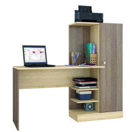 Стол компьютерный «Квартет-6» (Ясень шимо / Дуб сонома)