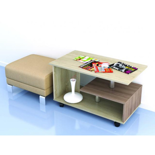 Стол журнальный «Консул-5» (Дуб сонома / Ясень шимо)