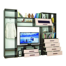 Гостиная «Оскар-6» (Венге / Дуб молочный)