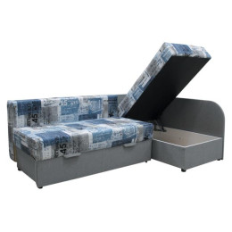 Диван "Кшиштоф уд" juniblue/темпо10св.серый/1категория
