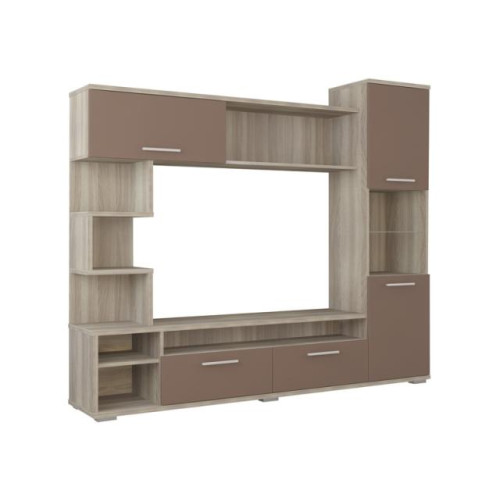 Стенка Винсент 2 шимо светлый / шоколад