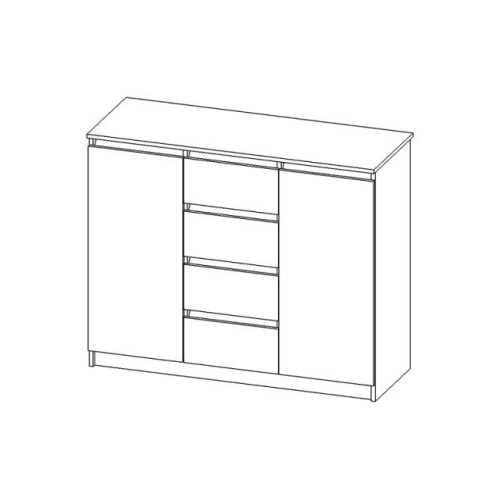 Комод Веслав 1 шимо светлый