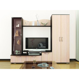 Гостиная «Оскар-12» (Венге / Дуб молочный)