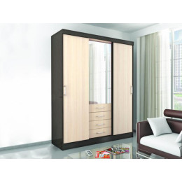 Шкаф-купе «Арбат» (Венге / Дуб молочный)