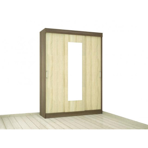 Шкаф-купе «Уют 1600» (Ясень шимо / Дуб сонома)