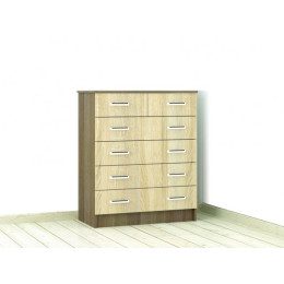 Комод «Катрин 5» (Ясень шимо / Дуб сонома)