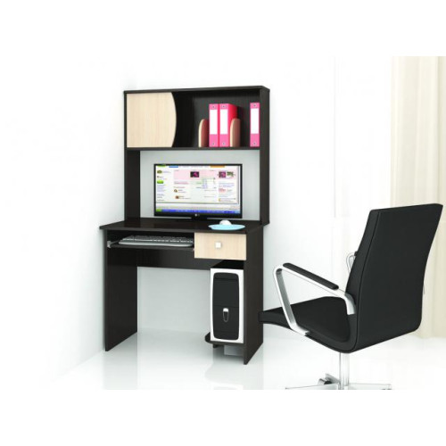 Стол компьютерный «Грета-4» (Венге/ Дуб молочный)