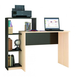 Стол компьютерный «Квартет-2» (Венге / Дуб молочный)