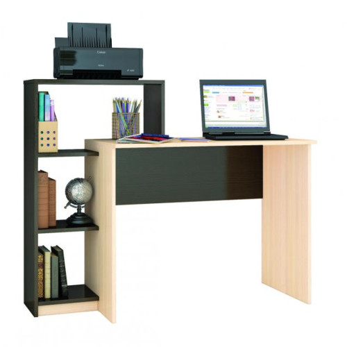 Стол компьютерный «Квартет-2» (Венге / Дуб молочный)