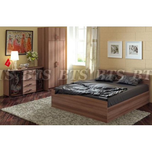 Кровать Стандарт 1,6 м (Ясень шимо)