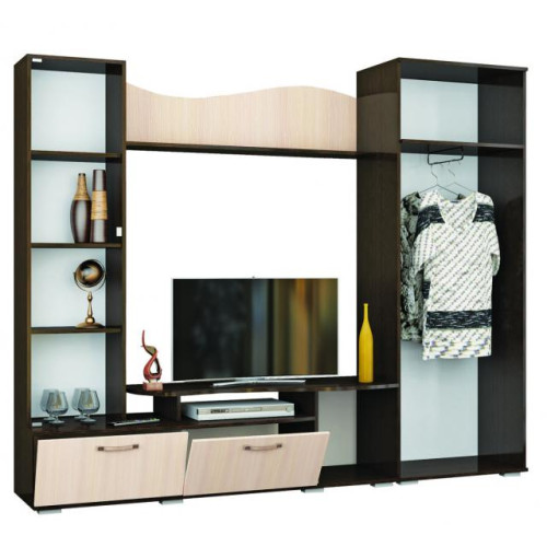 Гостиная «Оскар-12» (Венге / Дуб молочный)