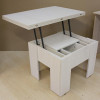 Стол - трансформер (Шимо темный / Бодега белый)