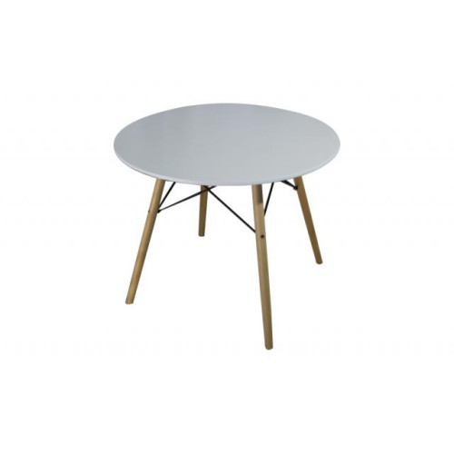 Стол обеденный из стекла GH-T10 белый