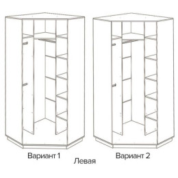 Угловой шкаф-купе "Медиум"