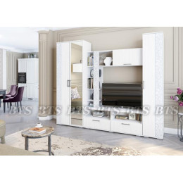 Спальня «Лагуна» Ясень белый (Комплектация 3)