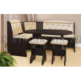 Обеденная зона Эффект (Венге/Золотистая кожа)