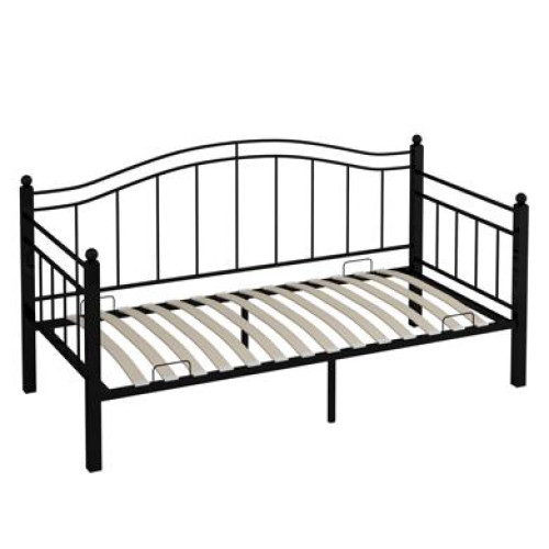 Кровать Гарда-8 черная, с ортопедическим основанием