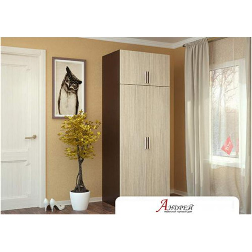 Шкаф 2-х ств.с перегородкой (Венге/Лоредо)