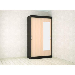 Шкаф-купе «Уют 1200» (Венге / Дуб молочный)