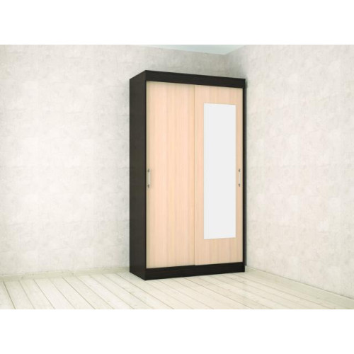 Шкаф-купе «Уют 1200» (Венге / Дуб молочный)