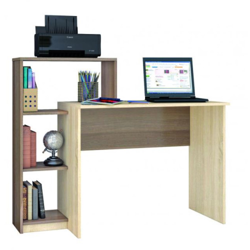 Стол компьютерный «Квартет-2» (Ясень шимо / Дуб сонома)