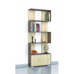 Стеллаж «Ромео-2» (Ясень шимо / Дуб сонома)