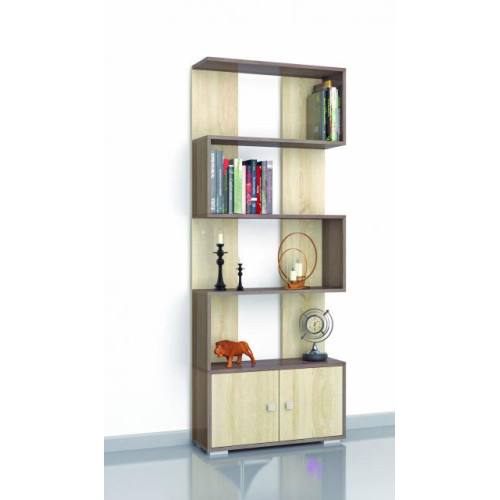 Стеллаж «Ромео-2» (Ясень шимо / Дуб сонома)