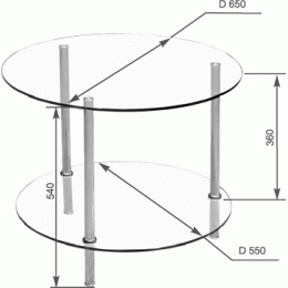 Стол журнальный «Отдых»