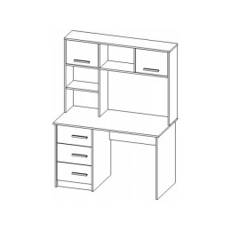 Стол письменный "Агнешка м10" пикар/лаванда