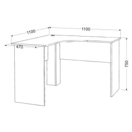 Стол компьютерный "Матеуш 3" шимо темный/шимо светлый