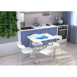 Стол с фотопечатью "Лёд"