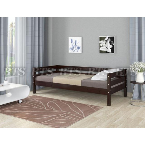 Кровать Долли 0,9м (Орех темный)