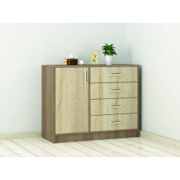 Комод «Катрин 6» (Ясень шимо / Дуб сонома)
