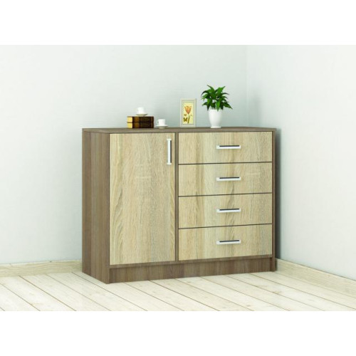 Комод «Катрин 6» (Ясень шимо / Дуб сонома)