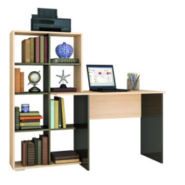 Стол компьютерный «Квартет-3» (Венге / Дуб молочный)