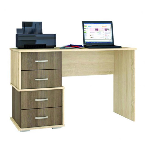 Стол письменный «Сити 2» (Ясень шимо / Дуб сонома)